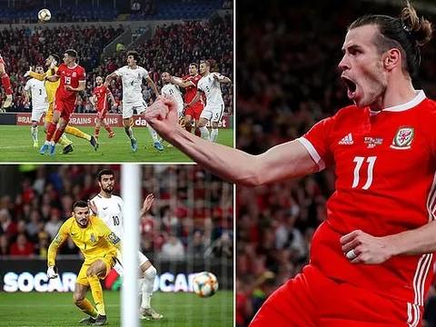 Bale nổ súng ầm ầm, hết giải cứu Real Madrid giờ tới xứ Wales