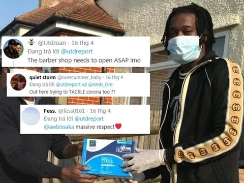 Wan-Bissaka thực hiện 1 nghĩa cử giữa mùa COVID-19, CĐV Man Utd phát cuồng