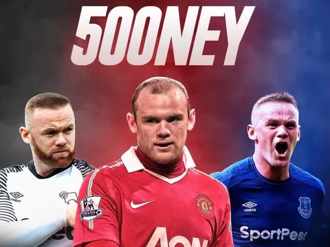 Wayne Rooney ghi bàn kiểu Panenka ở trận thứ 500 tại Anh