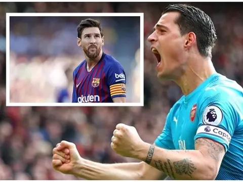 Xhaka một bước lên mây, chung mâm Messi trong nhóm 9 sao đặc biệt