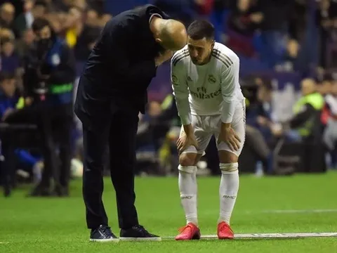 Zidane nói 1 điều về chấn thương của Hazard