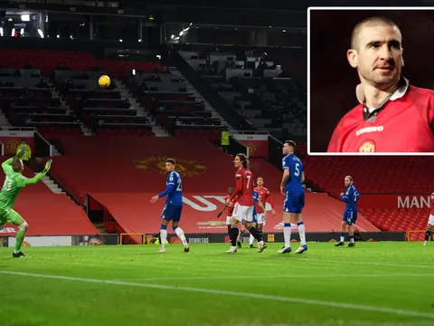 Fernandes tái hiện hình ảnh Cantona với siêu phẩm vào lưới Everton