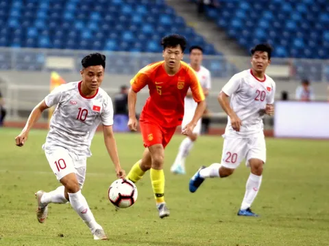 U22 Việt Nam đấu U22 UAE trên sân Thống Nhất