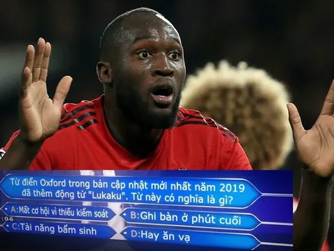 SỐC! Lukaku bất ngờ được hỏi trong "Ai Là Triệu Phú" với ý nghĩa khó tin