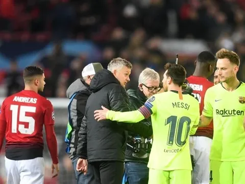 HLV Solskjaer: "Chúng tôi đã làm mọi điều tốt nhất để cản Messi"