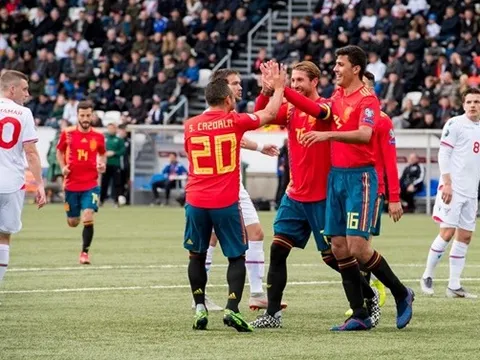 De Gea mất suất bắt chính, Tây Ban Nha nhẹ nhàng hạ gục Quần đảo Fa-rô