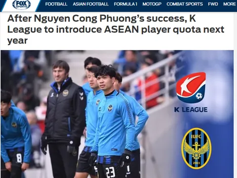 Báo châu Á: Công Phượng đã khiến K-League phải thay đổi cả quy chế
