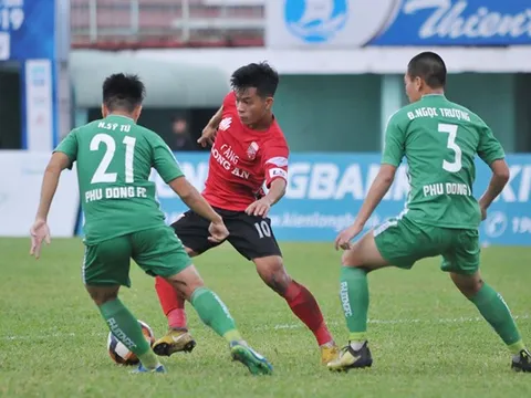 Long An đánh rơi chiến thắng trên sân nhà trước Phù Đổng