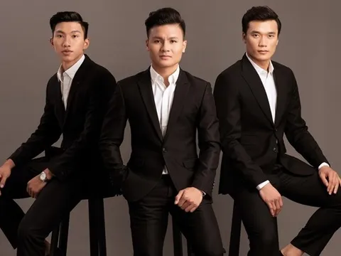 Bộ ba ngôi sao Quang Hải -Tiến Dũng -Văn Hậu khoe vẻ đẹp không tì vết