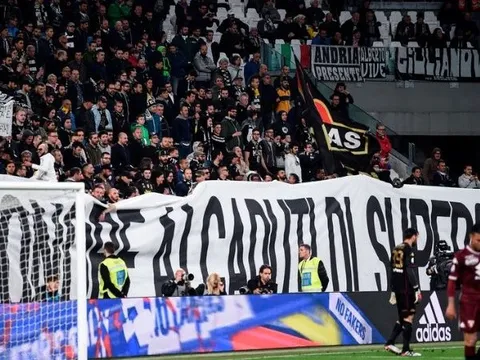 Hành động đẹp của CĐV Juventus ở Derby della Mole với Torino