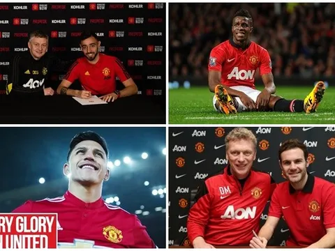 10 HĐ mùa đông đắt nhất lịch sử Man Utd: 'Bí ẩn' 80 triệu của Sir Alex