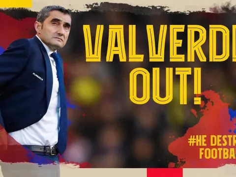Liên tục thua ngược, tại sao Valverde vẫn khó bị BLĐ Barca sa thải?