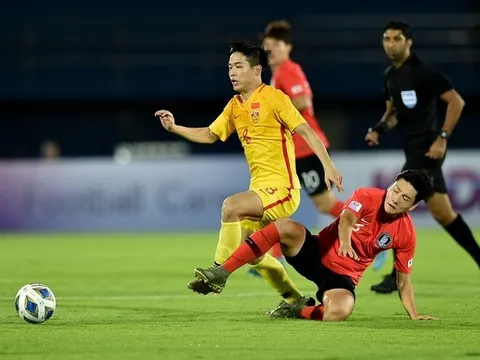 Thắng nghẹt thở Trung Quốc, U23 Hàn Quốc độc chiếm ngôi đầu bảng C