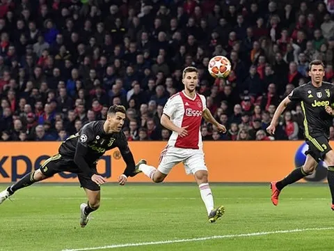 Ronaldo đánh đầu cự phách, Juventus hòa hú vía với Ajax