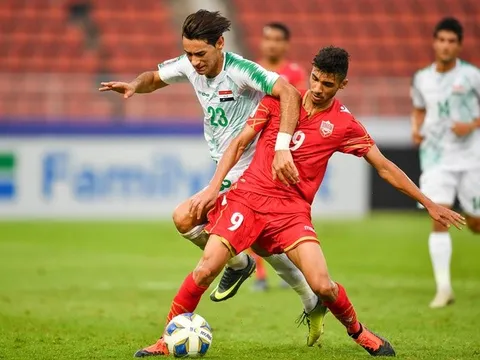 Để thủng lưới phút bù giờ, U23 Bahrain đánh mất cơ hội tạo địa chấn trước Iraq