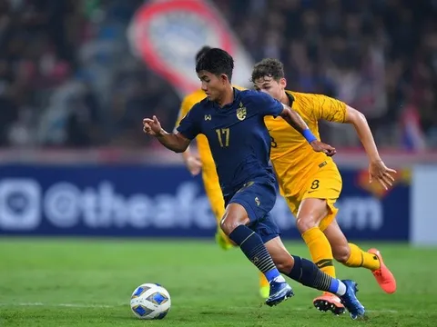 Thua ngược Australia, U23 Thái Lan đánh mất ngôi đầu bảng A