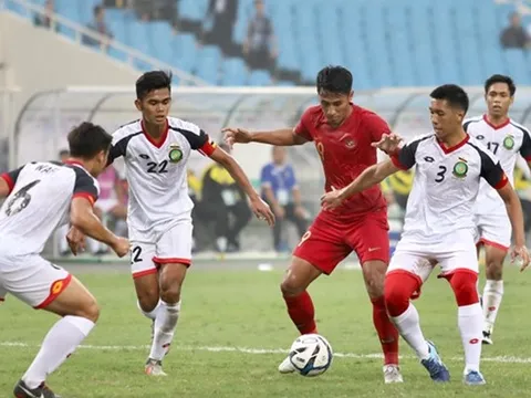Thủ môn nhận thẻ đỏ, U23 Indoneisa vất vả đánh bại Bruinei