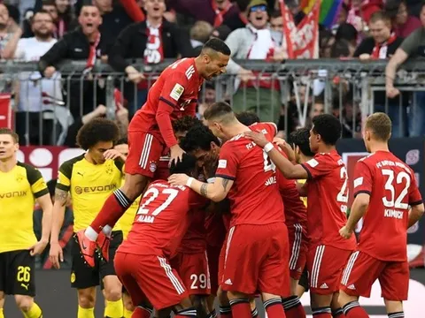 Tổng hợp vòng 28 Bundesliga: "Hùm xám" vươn nanh, top 4 không đổi chủ