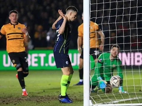 5 điểm nhấn Newport 1-4 Man City: Cầu thủ 1500 bảng vượt mặt sao triệu đô, Jesus khiến Pep an tâm