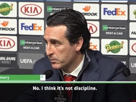 Arsenal nhận 3 thẻ đỏ trong vòng 23 ngày, Emery nói gì?