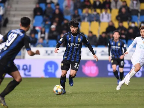 Công Phượng dự bị, đồng đội nhận thẻ đỏ, Incheon United thua trận thứ 5 liên tiếp