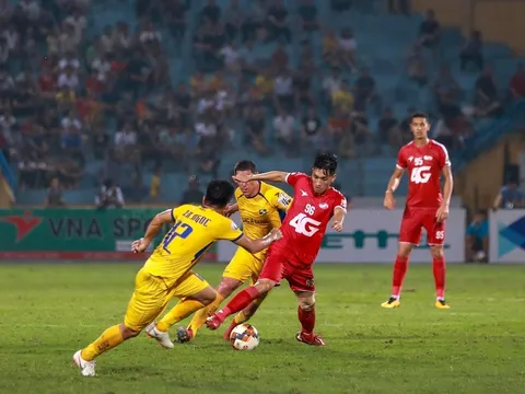 SLNA cầm hòa Viettel trong ngày Quế Ngọc Hải trở lại