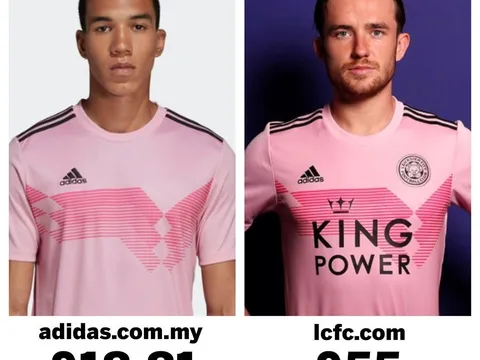 SỐC! Leicester và Adidas kiếm thêm 37 bảng/1 áo đấu chỉ với điều đơn giản