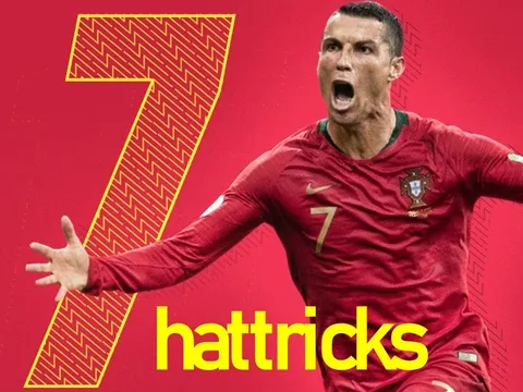 Sốc nặng với kỷ lục hattrick của Ronaldo trên tuyển Bồ Đào Nha