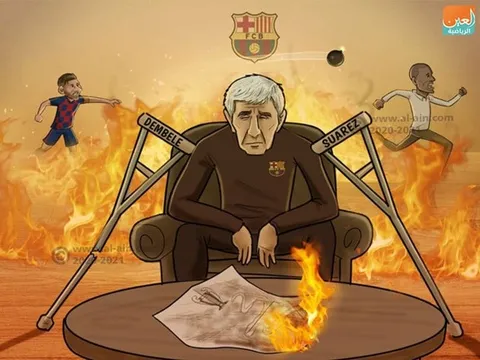 Cười té ghế với loạt ảnh chế Real và Barca bị loại