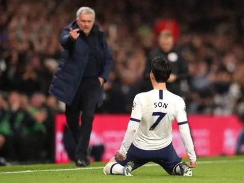 Son Heung-min nhận thông điệp "I love you" từ Mourinho