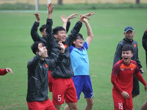 Thầy trò HLV Park Hang-seo tự tin trước đại chiến với U23 Thái Lan