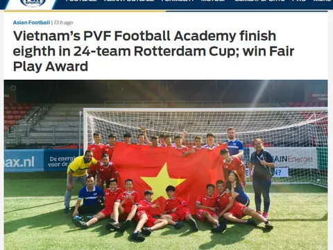 Báo châu Á: PVF của Việt Nam về thứ 8, hơn cả Tottenham Hotspur