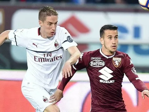 AC Milan tiếp tục gặp họa sau thất bại trước Torino