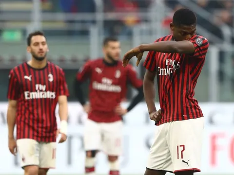 Zlatan vắng mặt, AC Milan đứt mạch toàn thắng