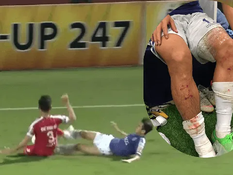 NÓNG: Quế Ngọc Hải nhận án phạt nặng sau pha vào bóng với Văn Kiên