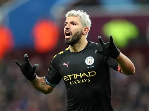 Aguero lập hat-trick, Man City hủy diệt Aston Villa bằng một set tennis
