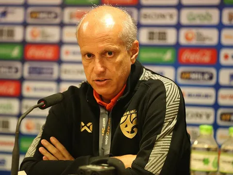 HLV U23 Thái Lan quyết tranh ngôi đầu bảng với U23 Việt Nam