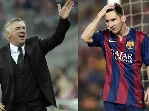 Ancelotti đề cập khả năng Messi tới EPL
