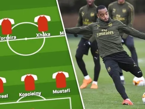 Arsenal dùng lại đội hình thắng Man Utd ở Europa League?