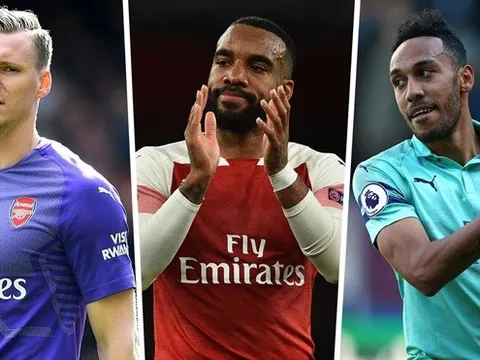 Arsenal và 3 ngôi sao xuất sắc nhất mùa giải  2018/2019
