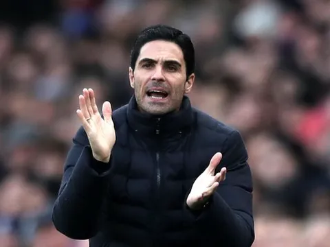 Arteta hài lòng với sự tiến bộ của Arsenal