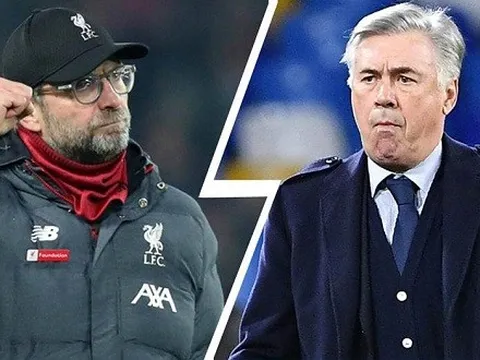 Tại sao trận Liverpool - Everton khởi tranh lúc 23 giờ... 1 phút?