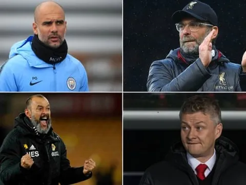 Bảng xếp hạng 10 HLV hay nhất Premier League hiện nay