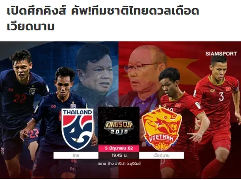 Báo Thái: "11 năm ĐT Việt Nam chưa thắng trên đất Thái, và lần này ..."