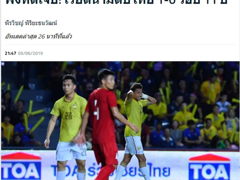 Báo Thái: Thua ĐT Việt Nam, đó là sự sụp đổ sau 11 năm