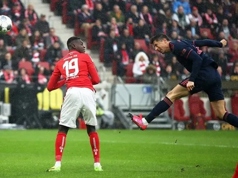 Thắng nhẹ Mainz 3-1, Bayern Munich thiết lập kỷ lục ghi bàn mới