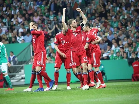 Bremen 2 - 3 Bayern: "Hùm xám" hẹn Leipzig ở chung kết cúp quốc gia