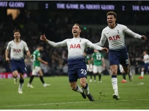 Nã "rocket" từ xa, Eriksen giúp Tottenham giành lợi thế cho cuộc đua Top 4