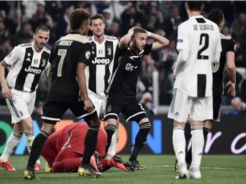 Điềm báo này đã dự đoán Juventus thất bại trước Ajax?