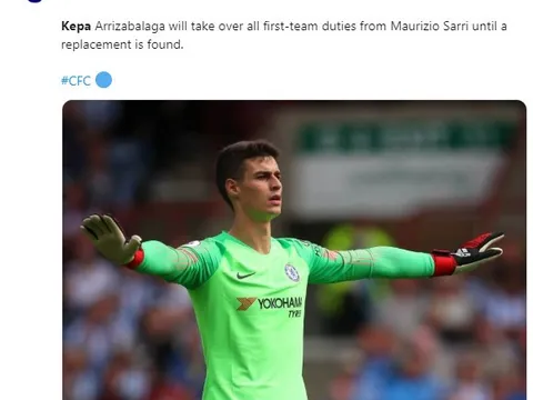 CĐV Chelsea: "Không phải Lampard, Kepa mới là người thay Sarri"